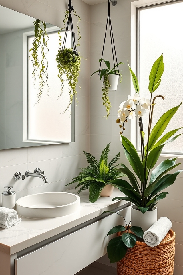 add lush tropical plants