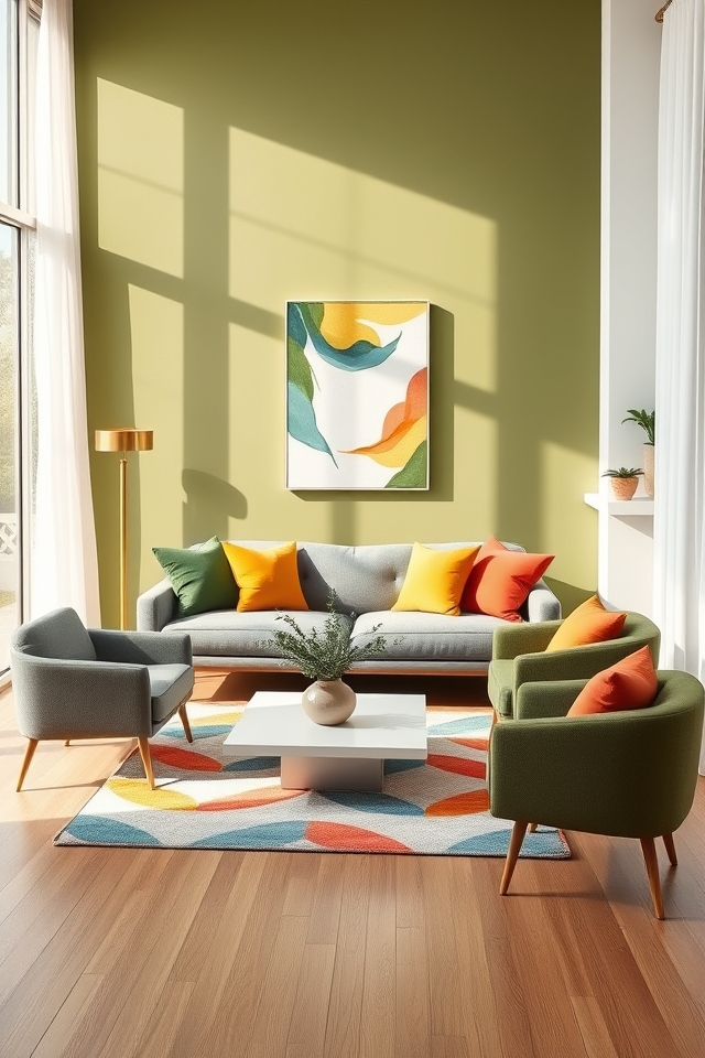 avocado green bright contrast