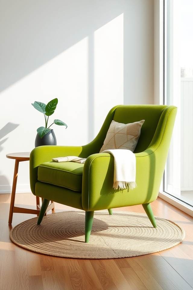 avocado green statement piece