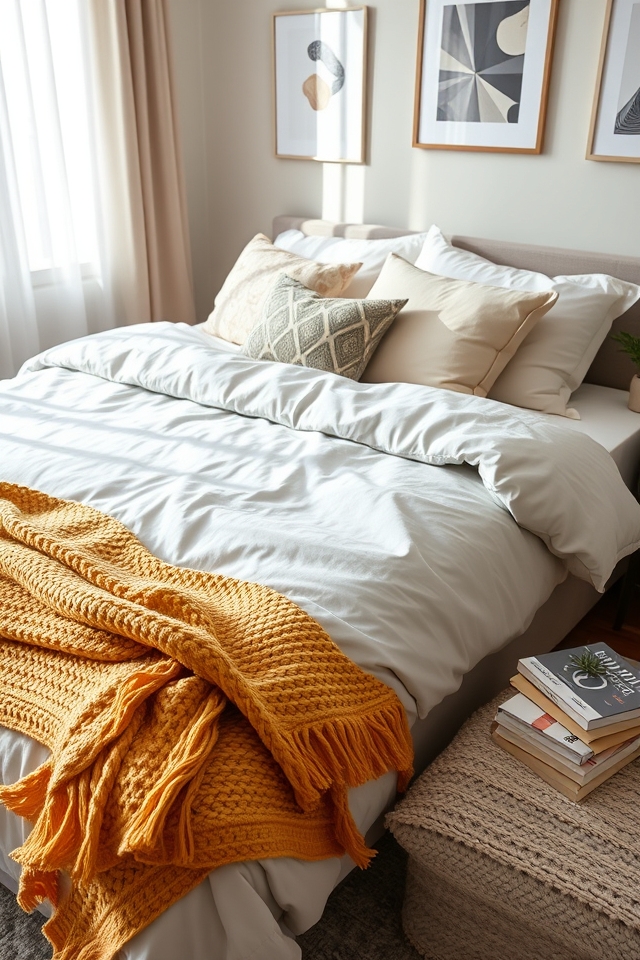 bedding layers add comfort