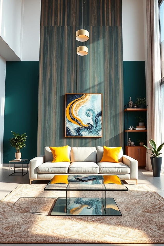bold feature wall transformation