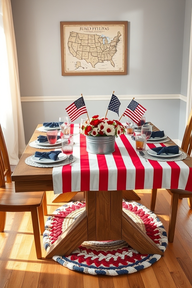 bold mixed patriotic patterns