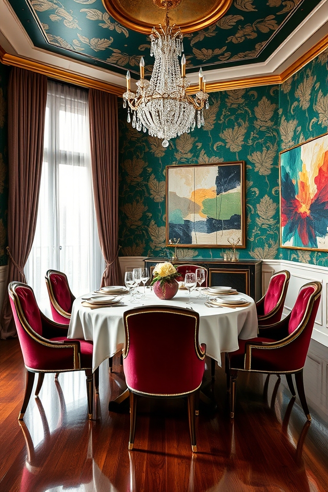 bold walls enhance elegance