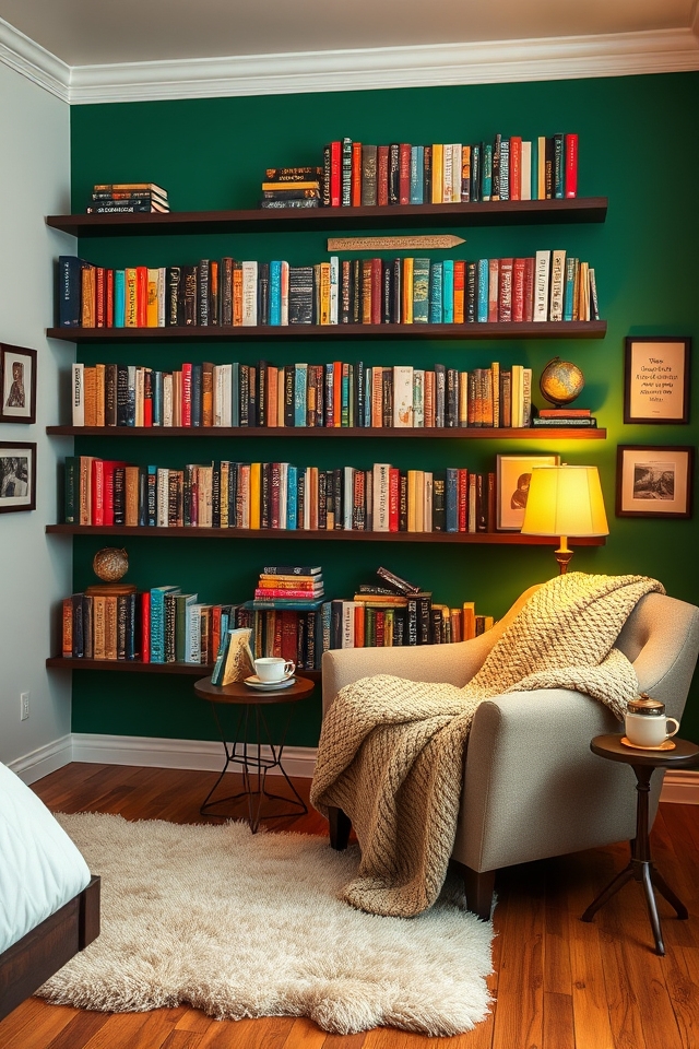 bookshelf design with personality