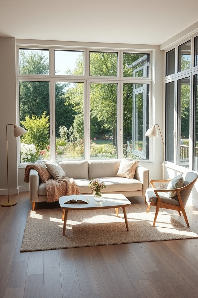 bright airy scandinavian design