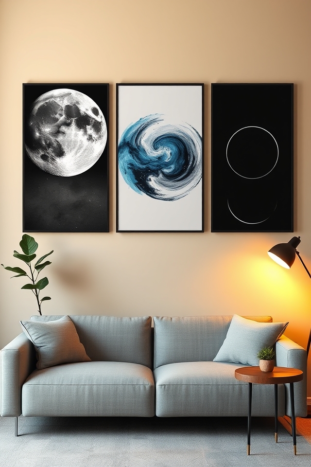 celestial lunar art prints