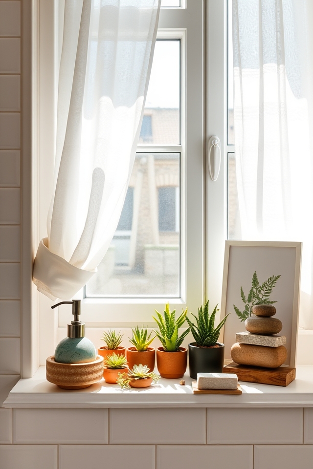 charming window sill displays