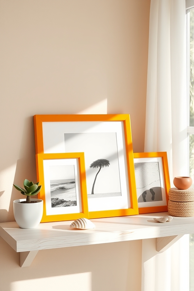 cheerful mango picture frames