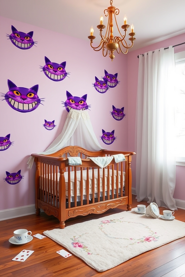 cheshire smiles on walls