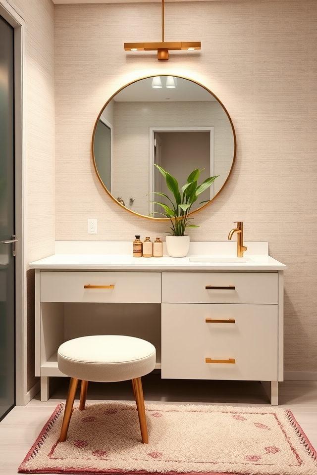 chic functional bathroom design