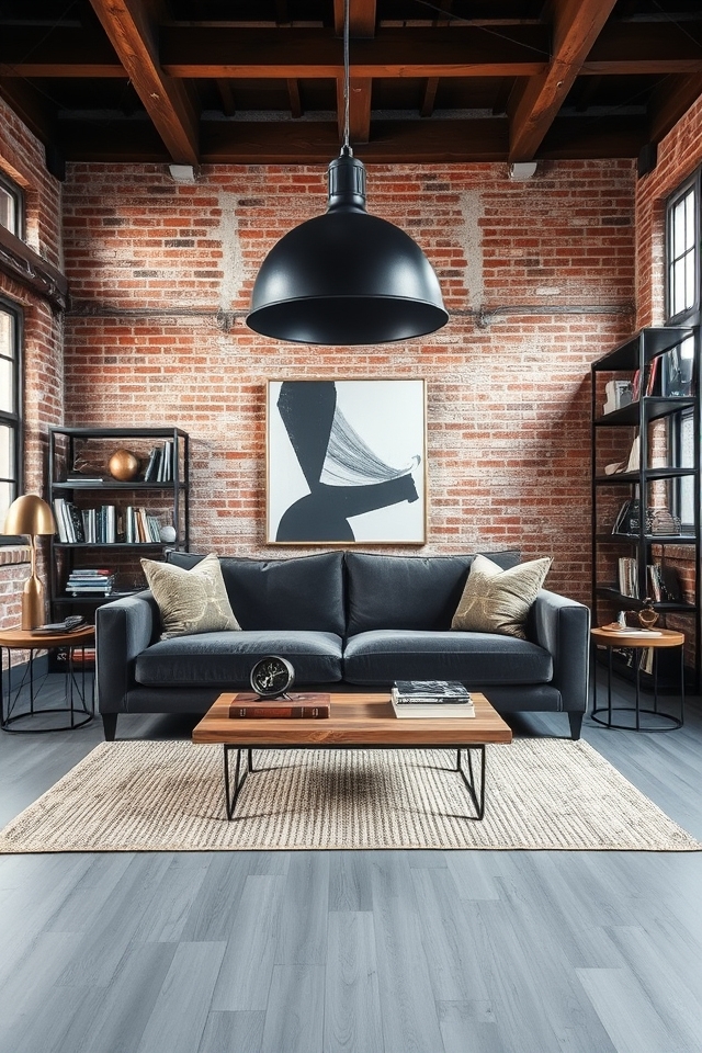 chic industrial minimalist decor