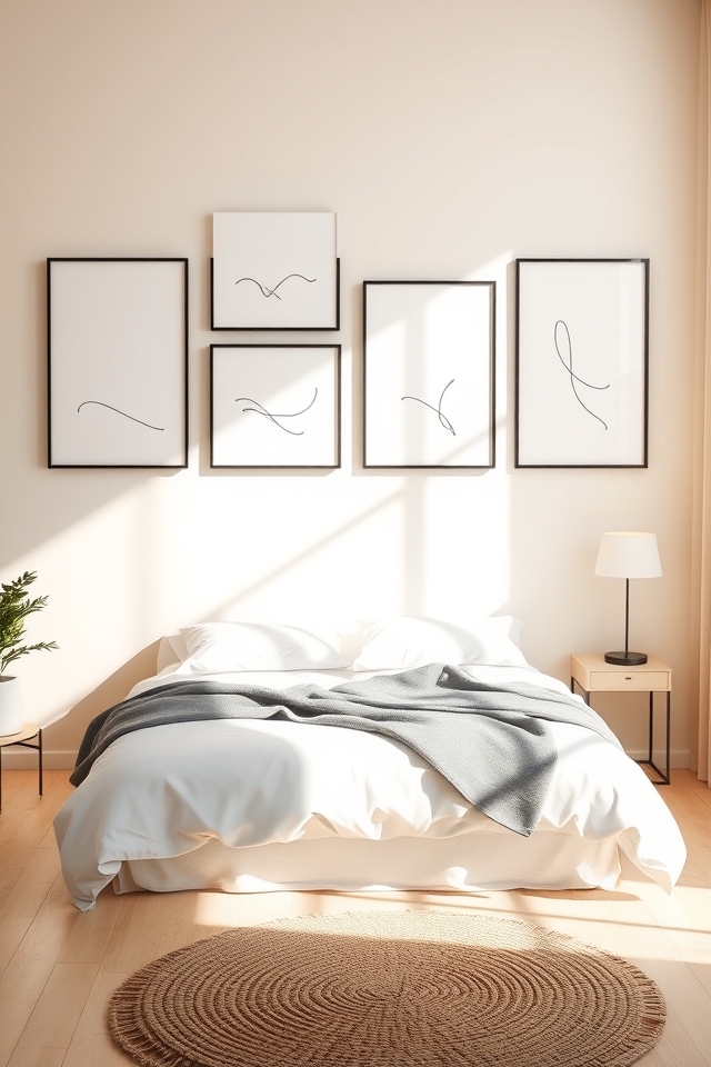 chic minimalist framed prints