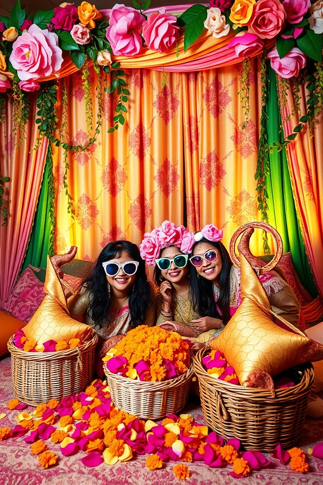 colorful photo booth fun