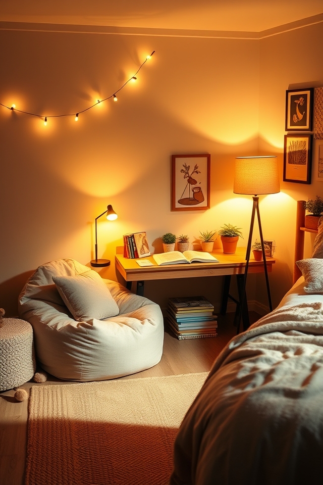 cozy adjustable ambient lighting