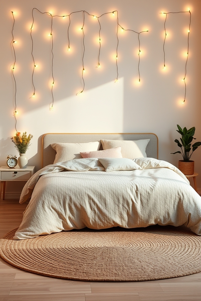 cozy ambient string lights