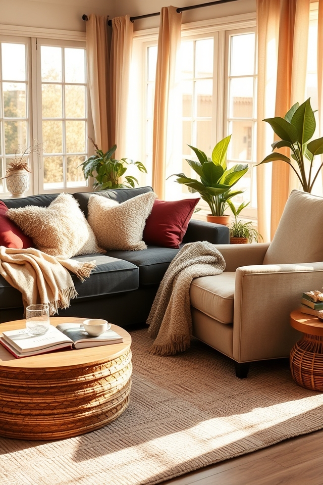cozy and inviting furniture
