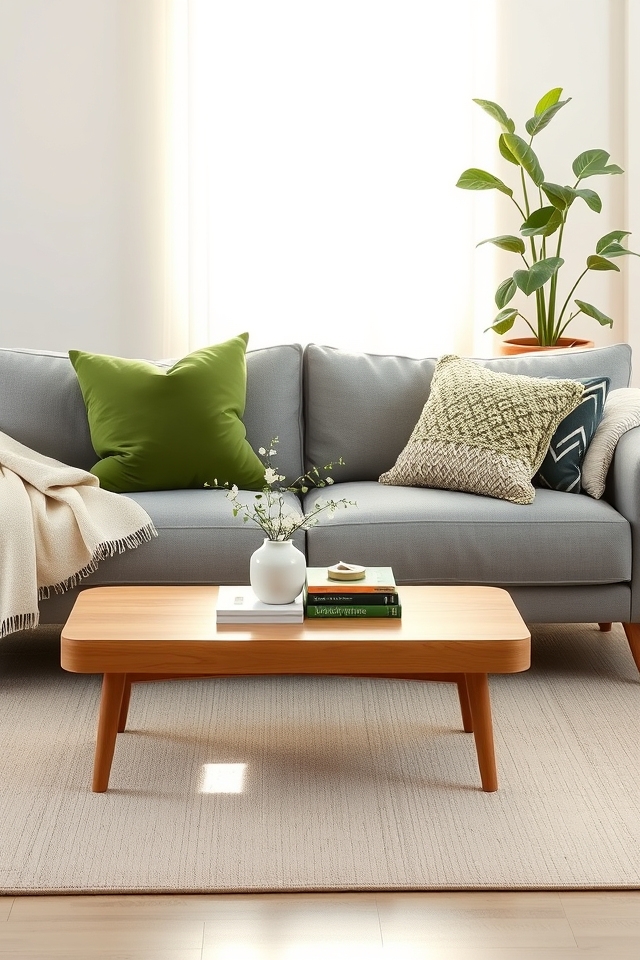 cozy avocado green pillows