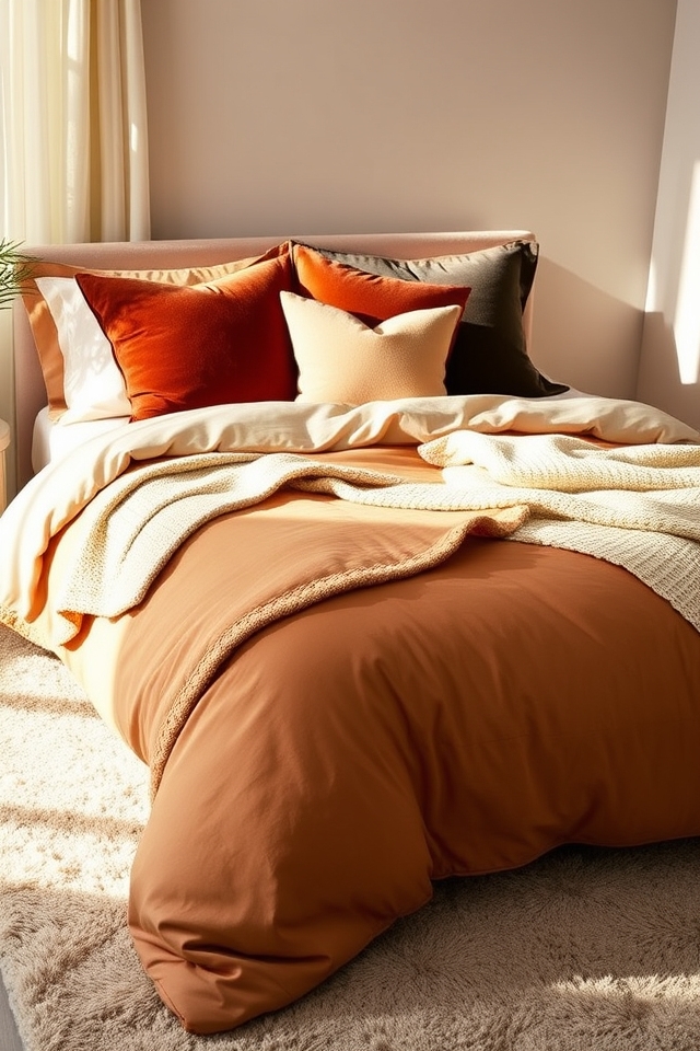 cozy caramel colored bedding essentials