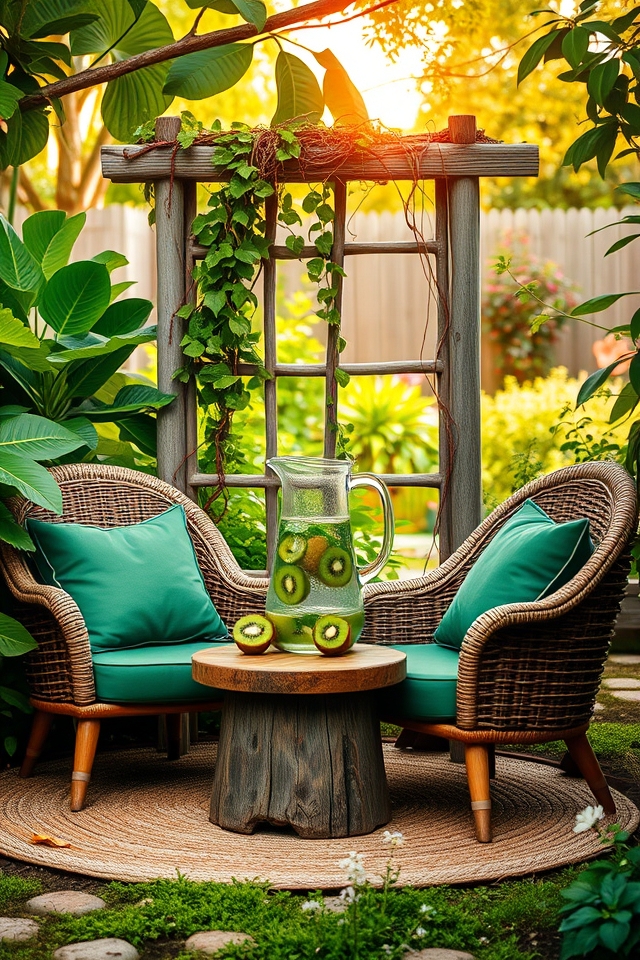 cozy kiwi garden retreat