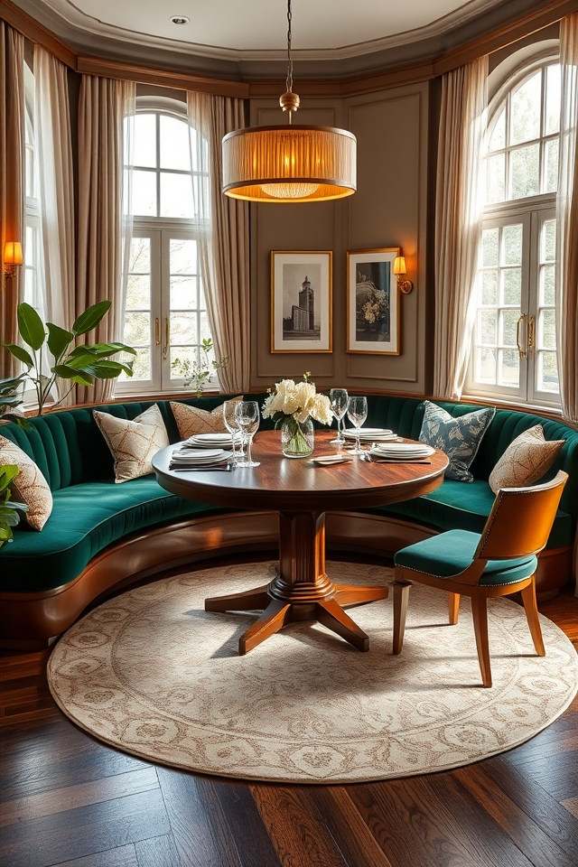 cozy nook with plush seating