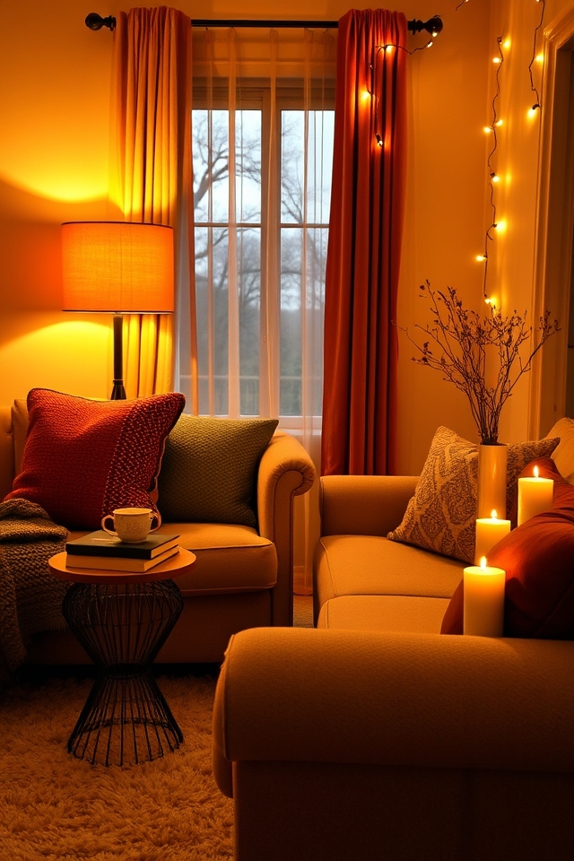cozy warm lighting ambiance