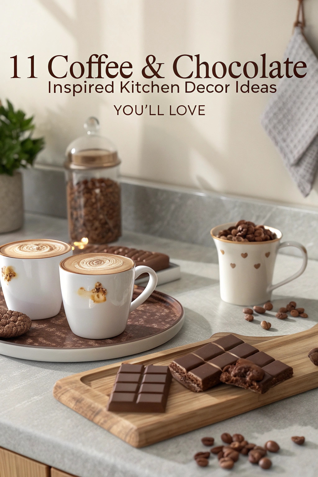 Coffee & Chocolate Inspired Kitchen Decor Ideas You'll Love