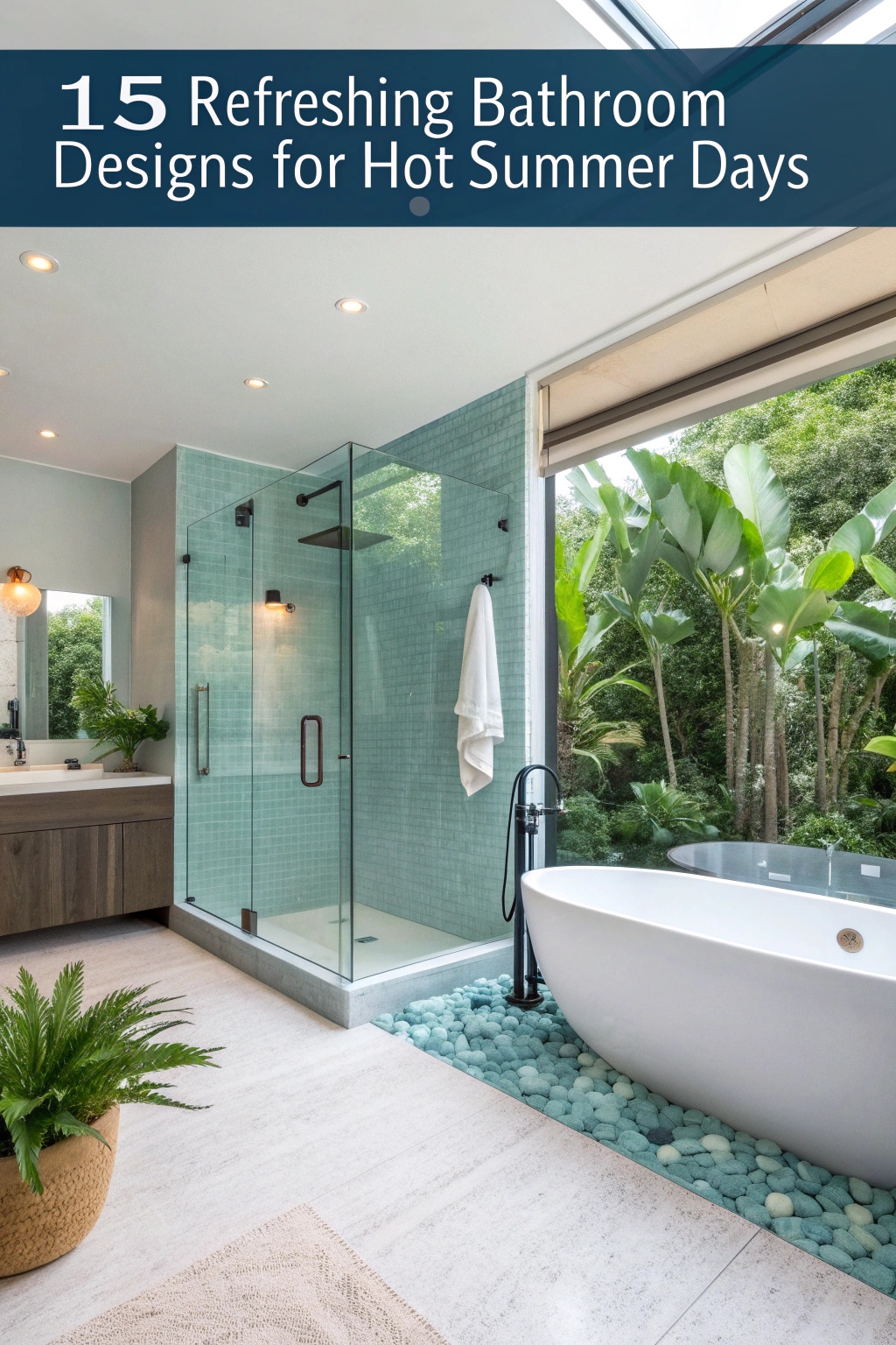 Refreshing Bathroom Designs for Hot Summer Days