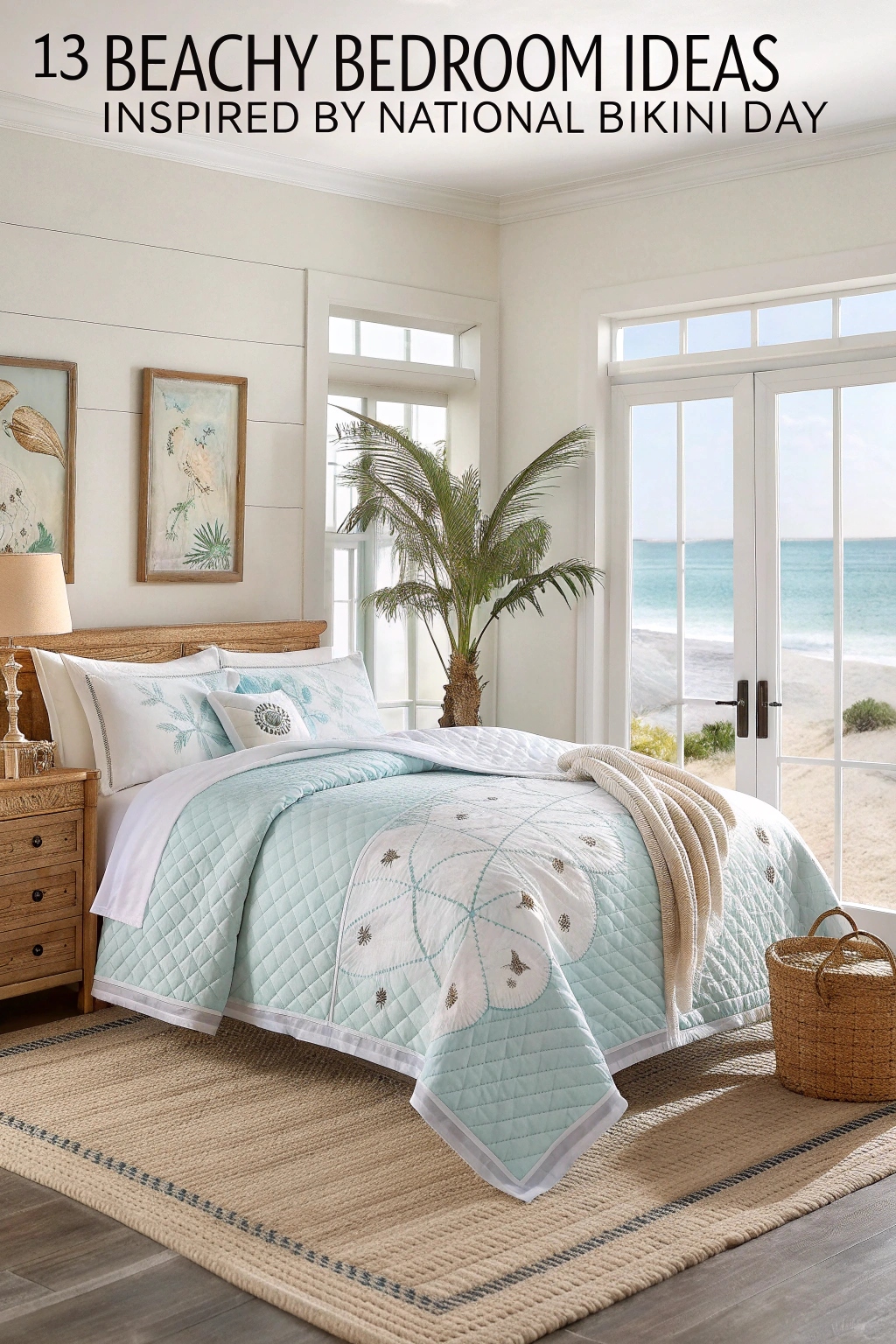 Beachy Bedroom Ideas Inspired by National Bikini Day