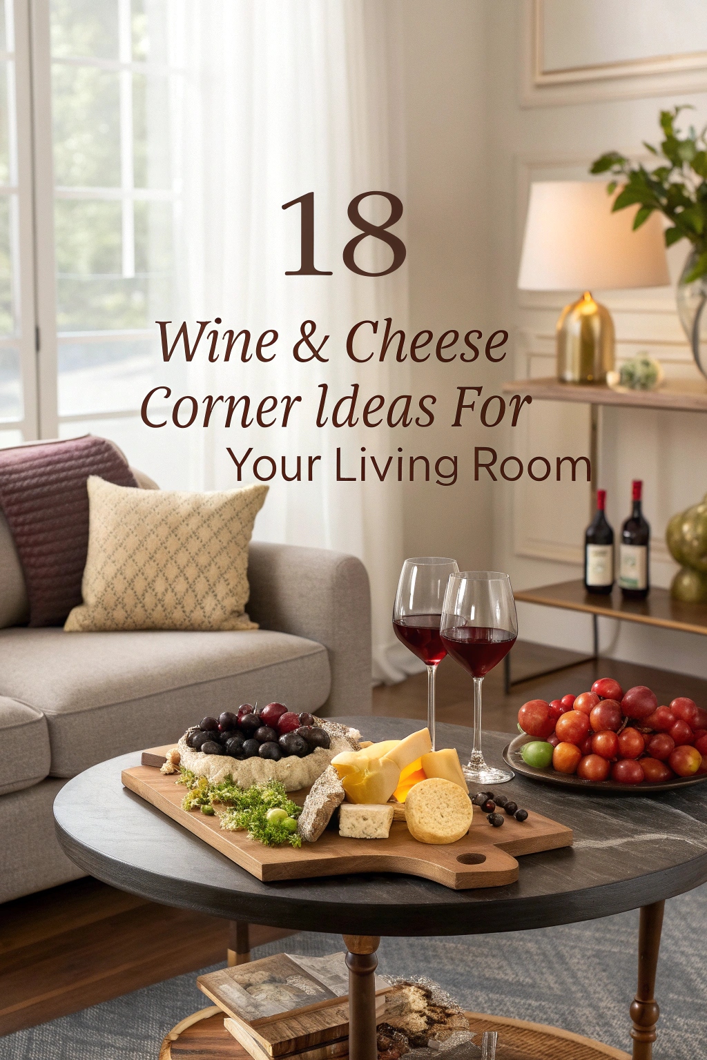 Wine & Cheese Corner Ideas for Your Living Room