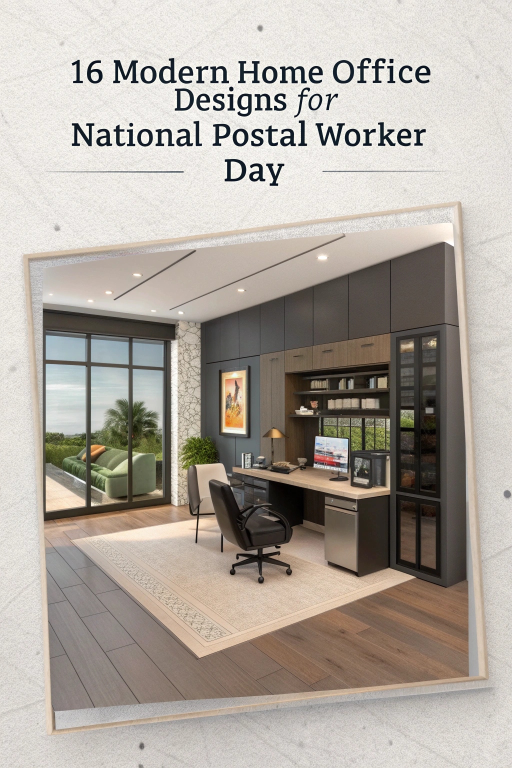 Modern Home Office Designs for National Postal Worker Day