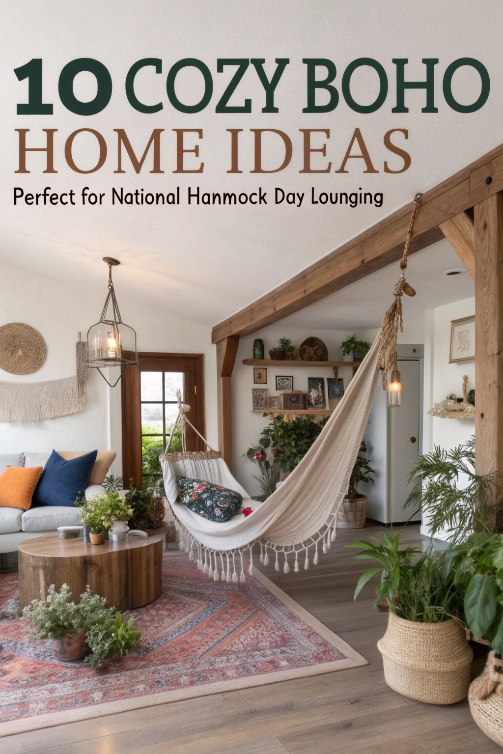 Cozy Boho Home Ideas Perfect for National Hammock Day Lounging