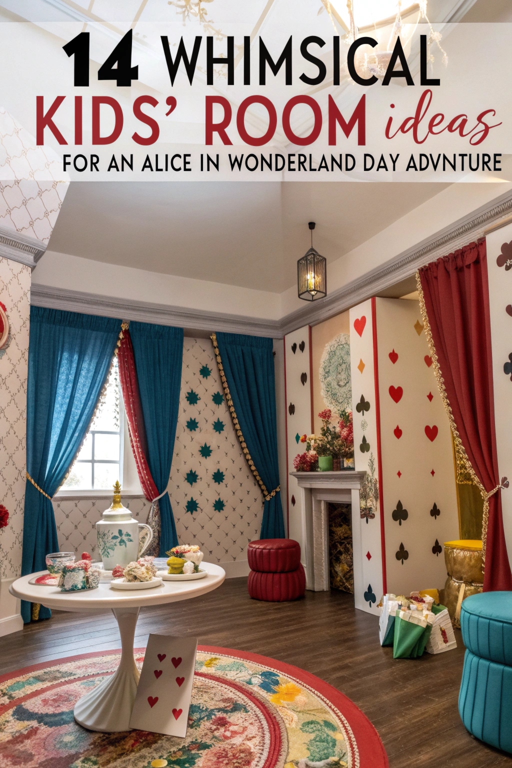 Whimsical Kids' Room Ideas for an Alice in Wonderland Day Adventure