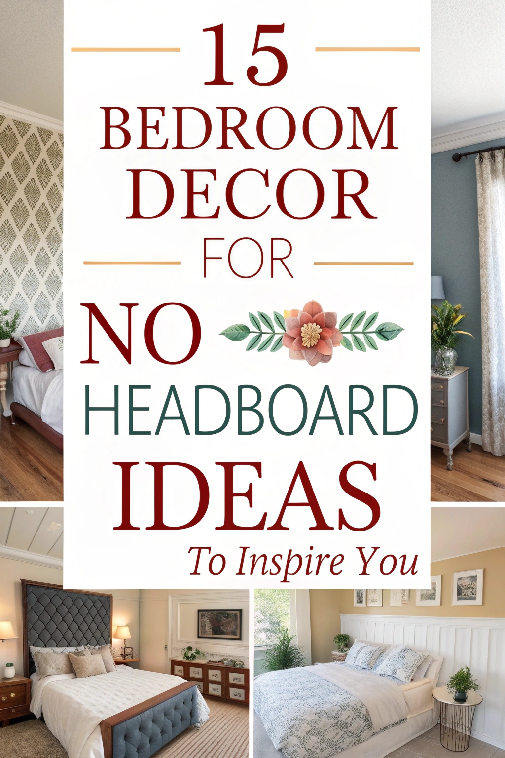 15 Bedroom Decor for No Headboard Ideas to Inspire You