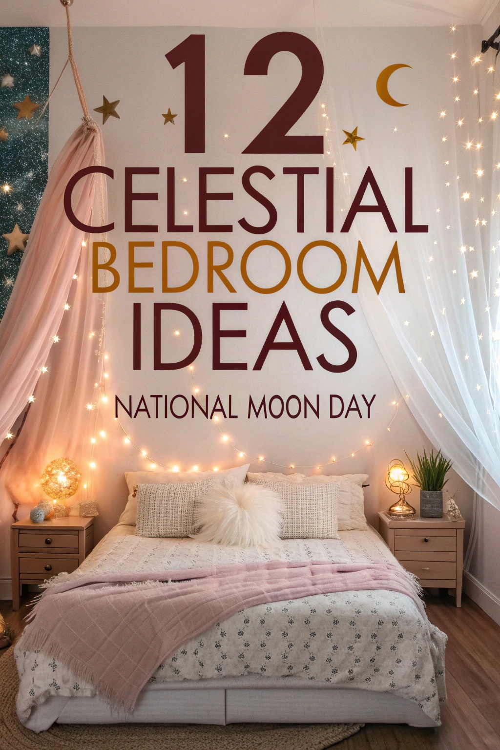 Celestial Bedroom Ideas to Gaze at for National Moon Day