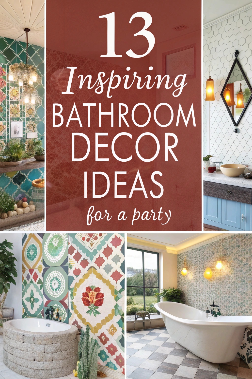13 Inspiring Bathroom Decor Ideas for a Party