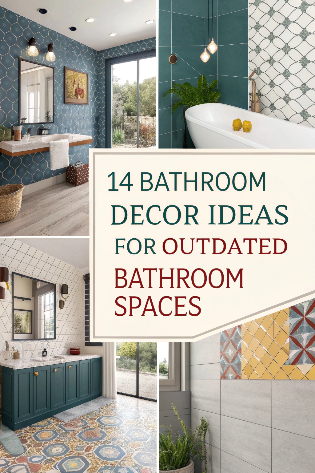 14 Bathroom Decor Ideas for Outdated Bathroom Spaces