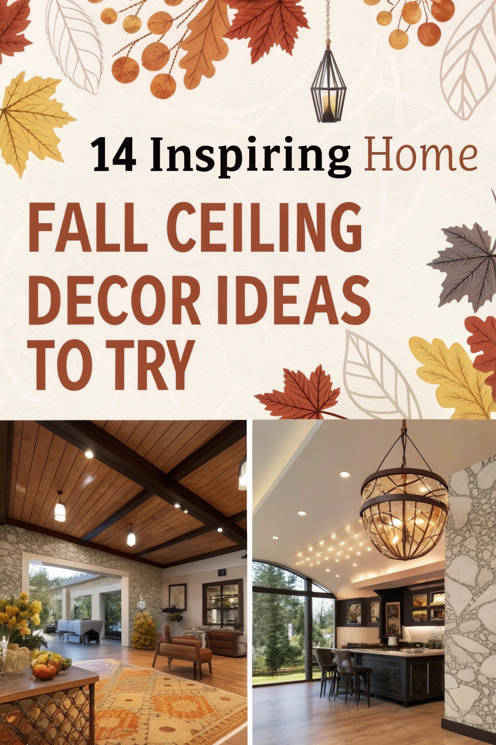 14 Inspiring Home Fall Ceiling Decor Ideas to Try