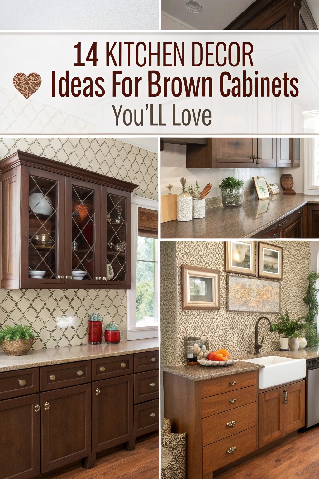 Kitchen Decor Ideas for Brown Cabinets You’ll Love