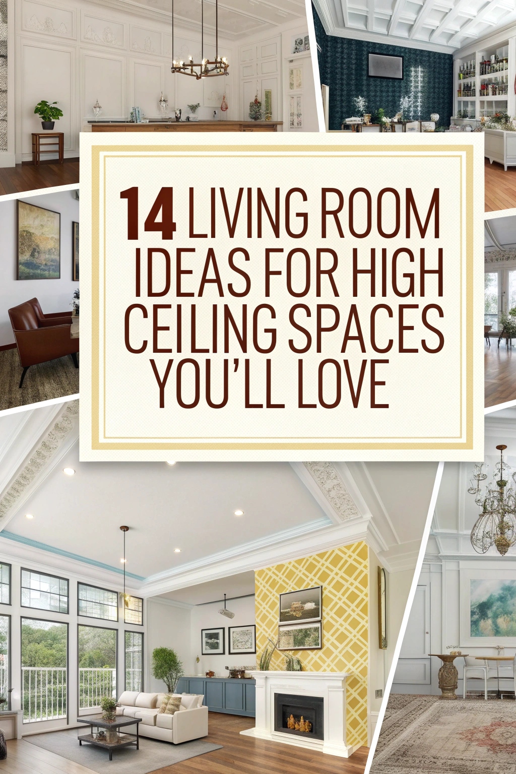 Living Room Ideas for High Ceiling Spaces You’ll Love