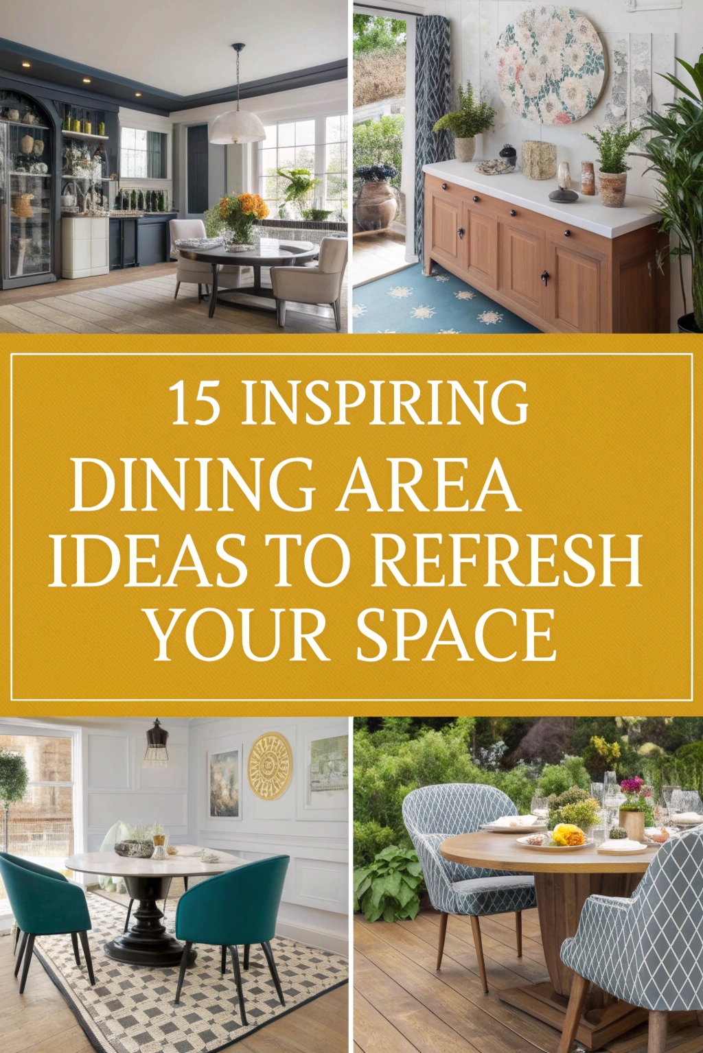 Inspiring Dining Area Ideas to Refresh Your Space