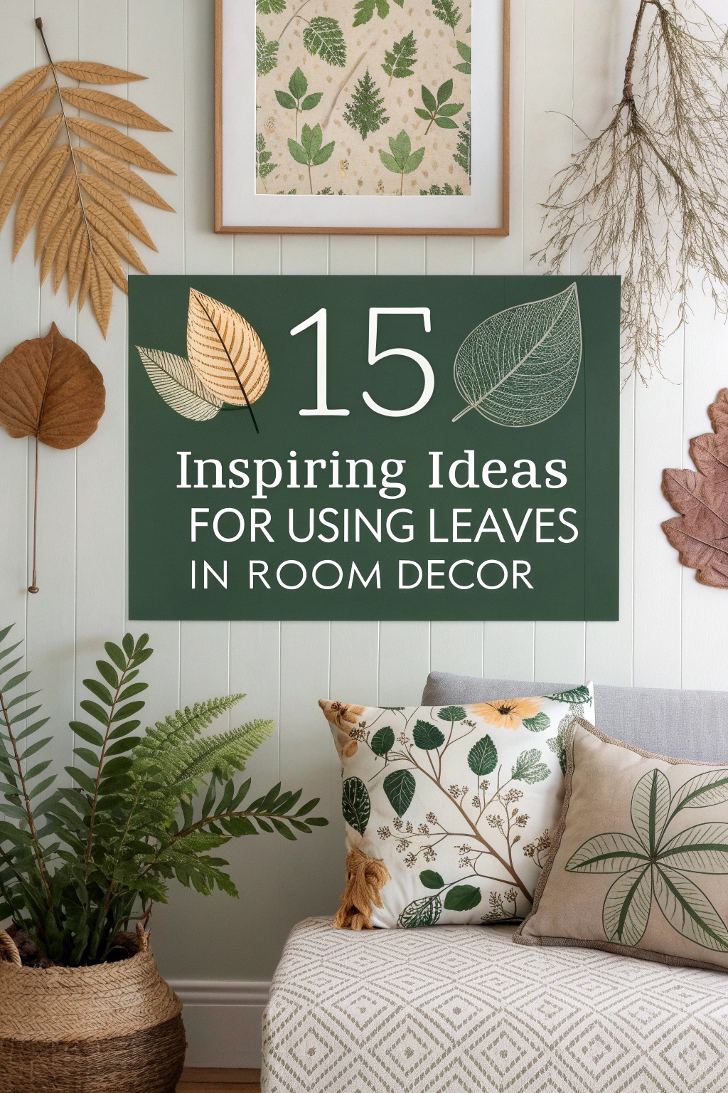 15 Inspiring Ideas for Using Leaves in Room Decor
