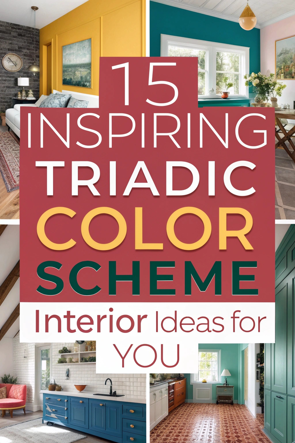 Inspiring Triadic Color Scheme Interior Ideas for You