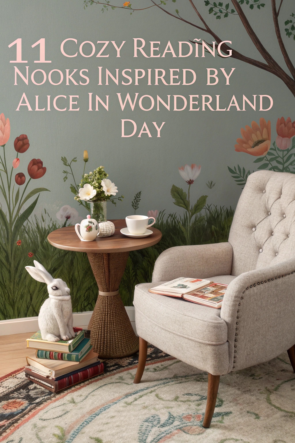 Cozy Reading Nooks Inspired by Alice in Wonderland Day