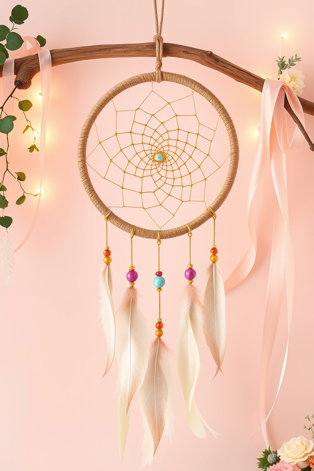create whimsical dreamcatchers easily