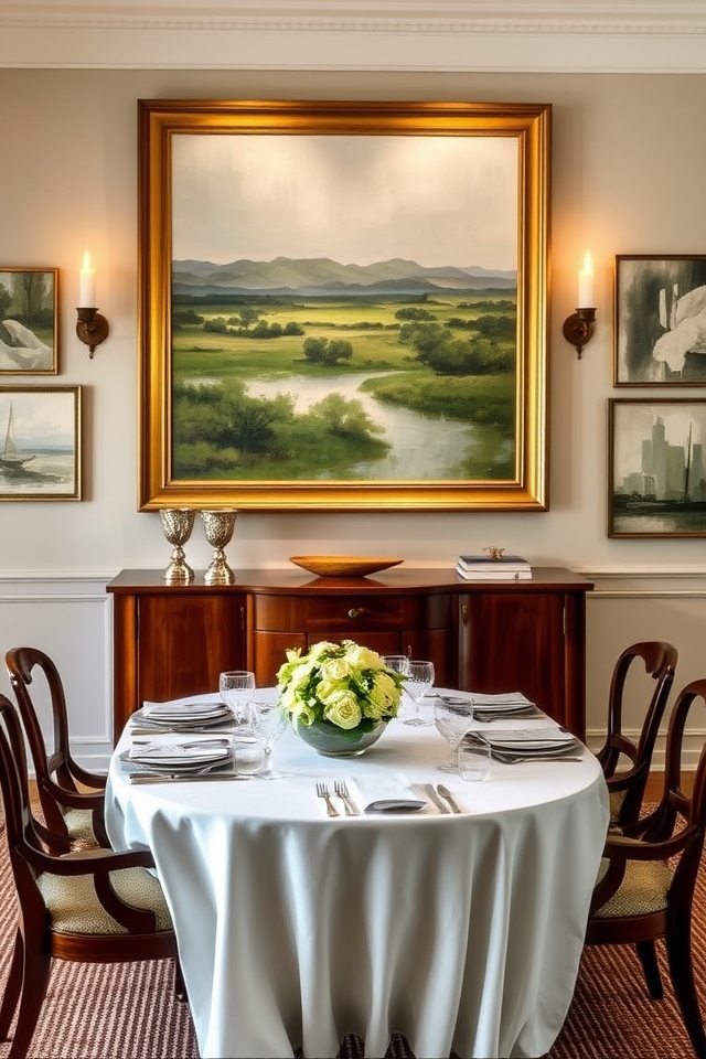 curated art for dining