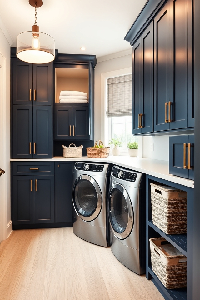 custom cabinets for laundry