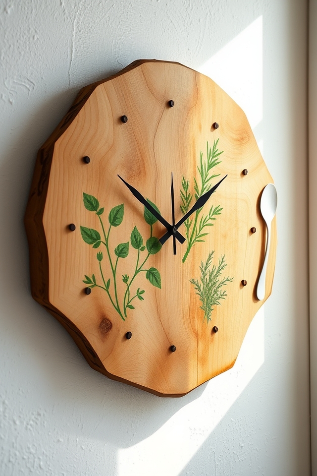 custom kitchen wall clock