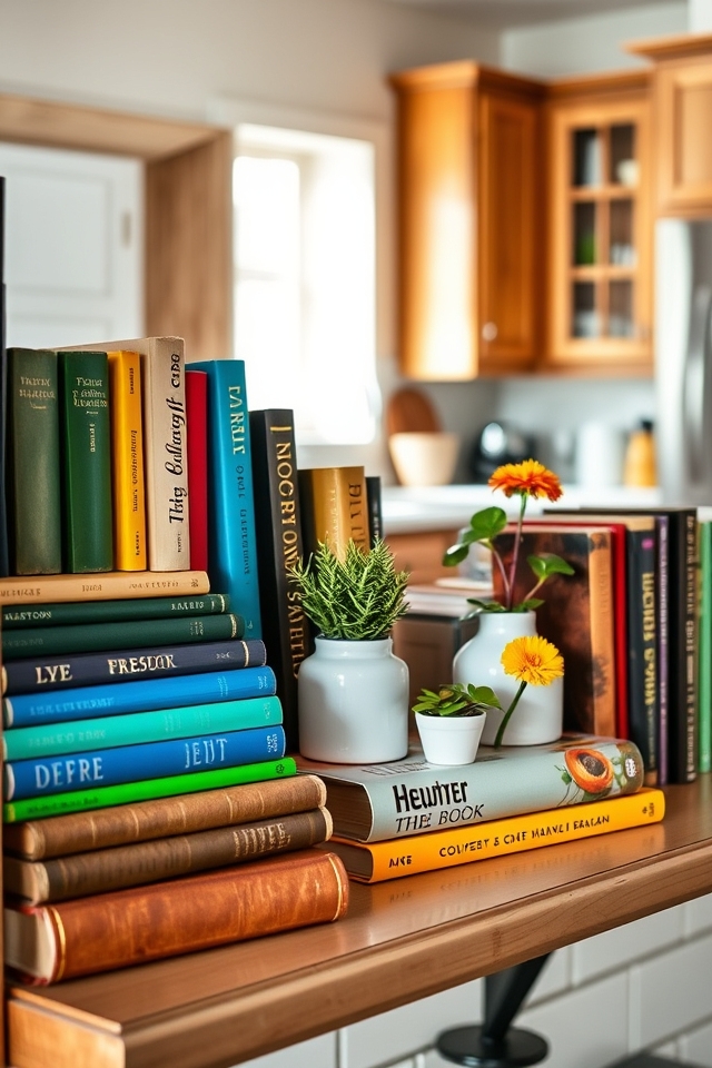 decorative books enhance aesthetics