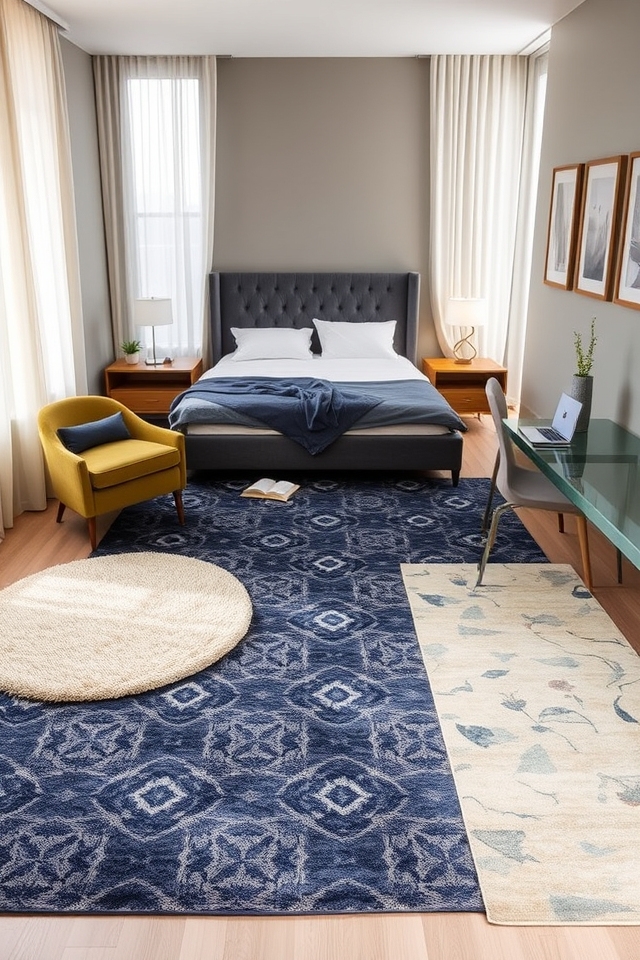 define zones with area rugs