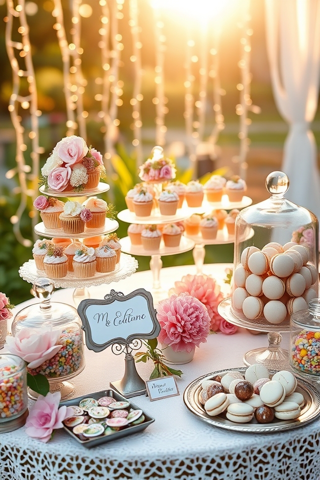 delightful dessert display idea